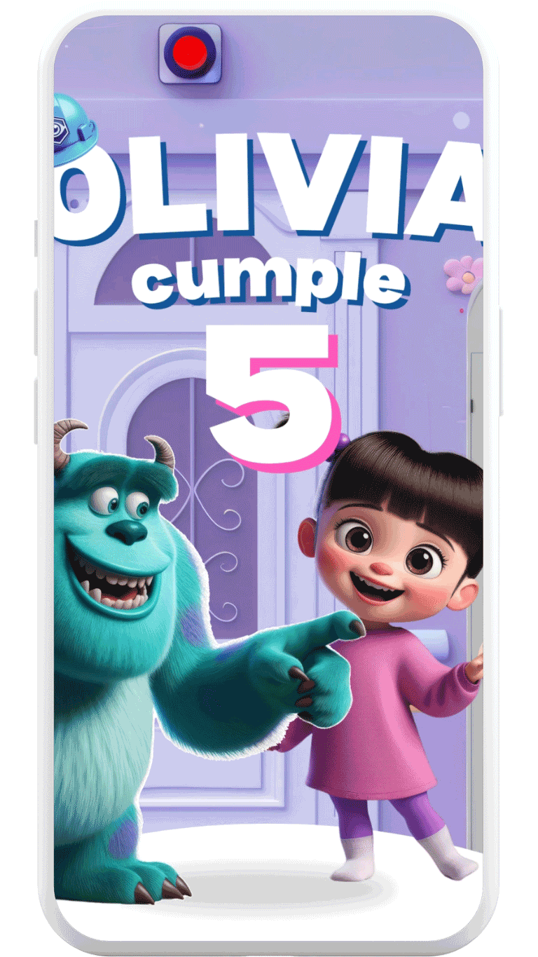 Video Invitacion de Monster Inc