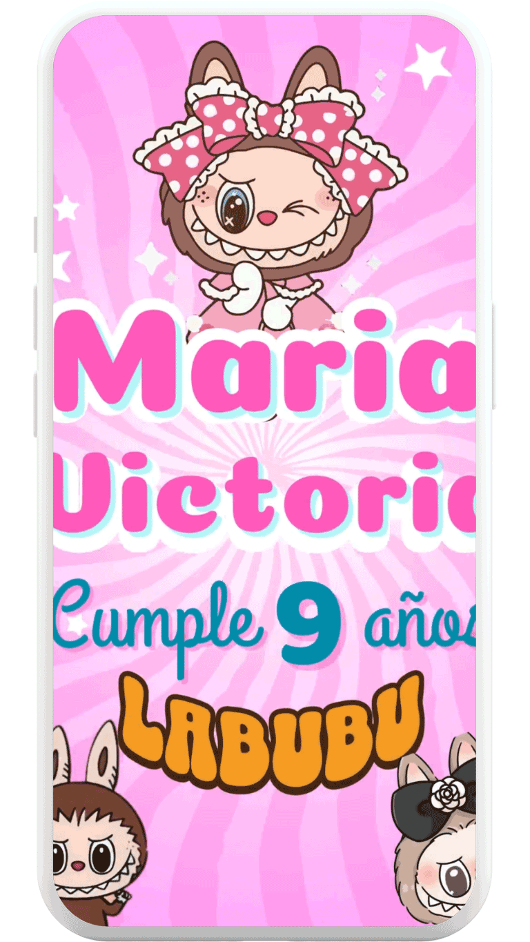 Video Invitacion de Labubu